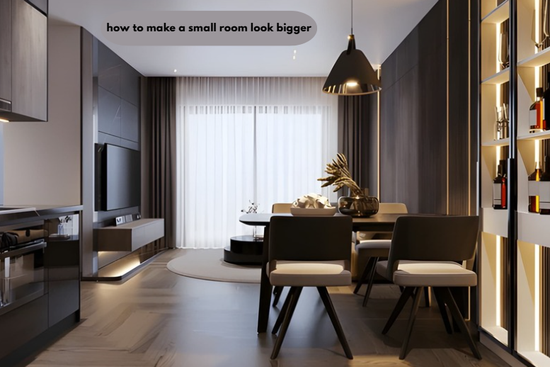 how to make a small room look bigger