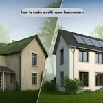 how to make an old house look modern
