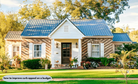 how to improve curb appeal on a budget