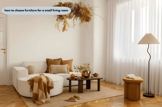 how to choose furniture for a small living room