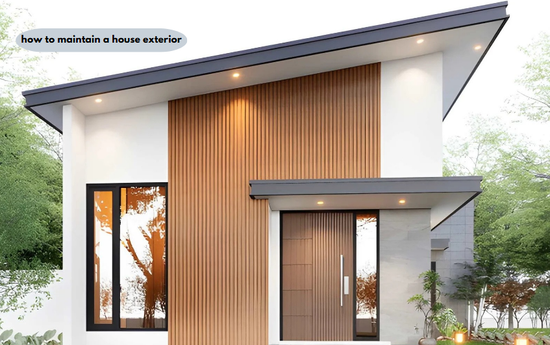 how to maintain a house exterior